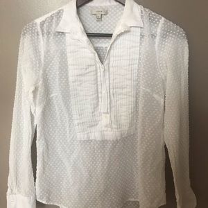 J Crew textured blouse